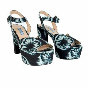 Prada 1XP39A Radzmire High Heel Pump Shoes